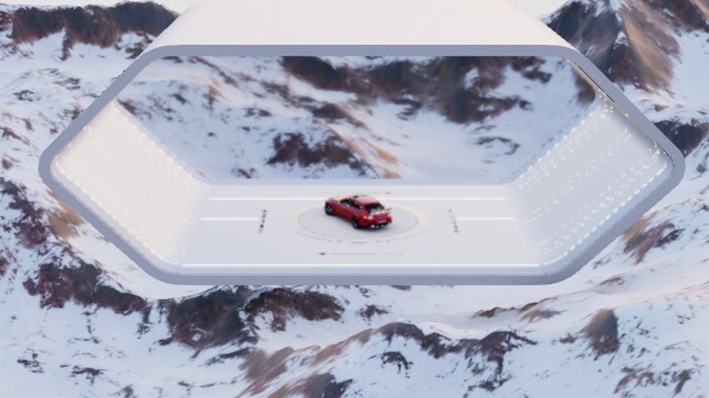 The car in three.js WebGPU
